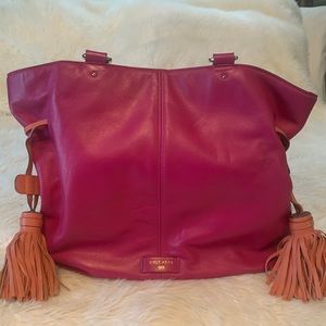 Fuschia Cole Haan Hannah with tassels